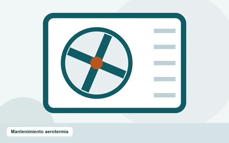 Revisión anual de mantenimiento de una bomba de calor de aerotermia